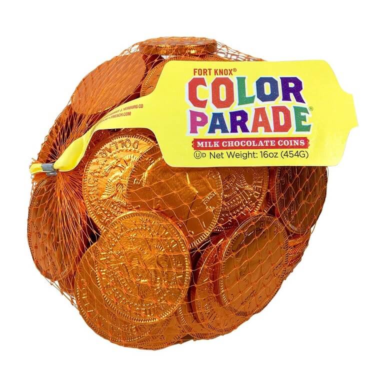 Fort Knox Chocolate Orange Coins 