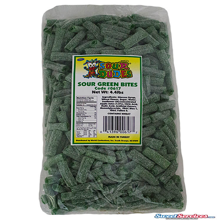 Sour Dudes Green Bites