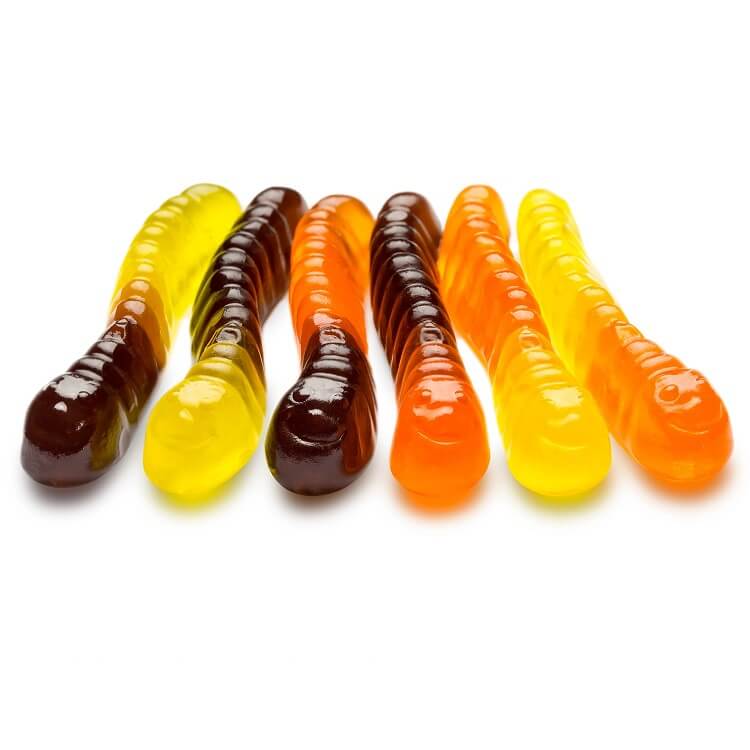 Halloween Mini Gummi Worms ~ 5lb