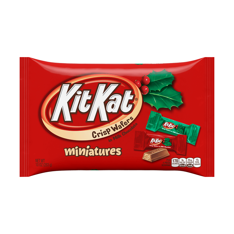Kit Kat Christmas Miniatures ~ 10oz Bag