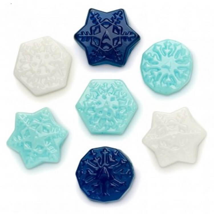 Albanese Christmas Gummi Snow Flurries ~ 5lb Bag 