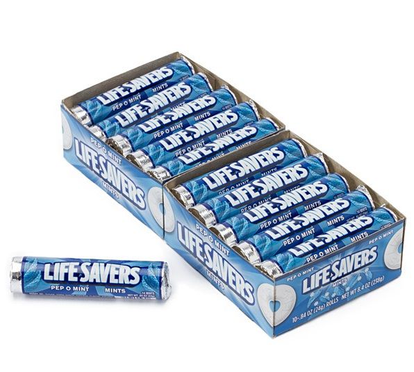 Peppermint lifesavers