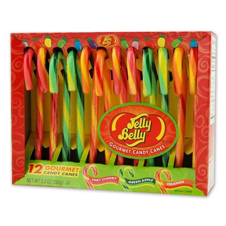 Jelly Belly Assorted 6" Candy Canes 