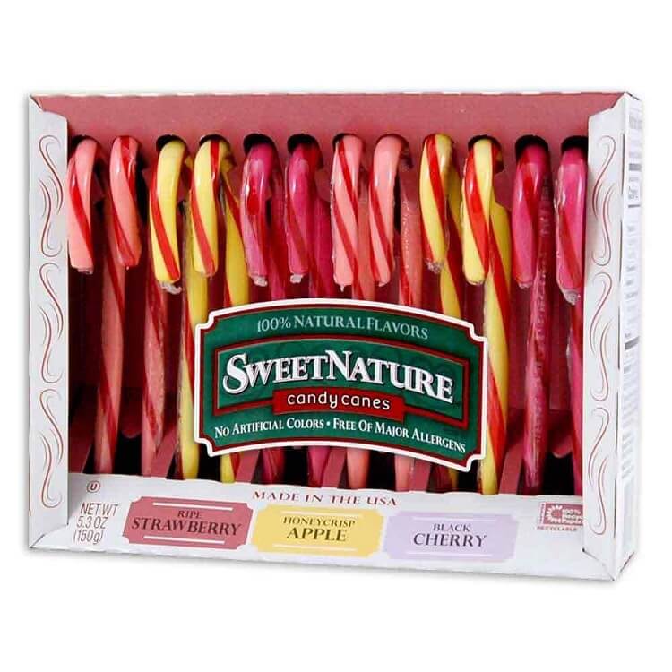 Spangler Natural Assorted Candy Canes 