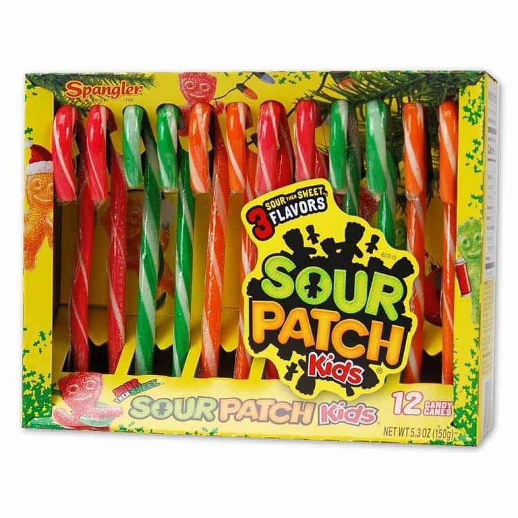 Spangler Sour Patch Candy Canes