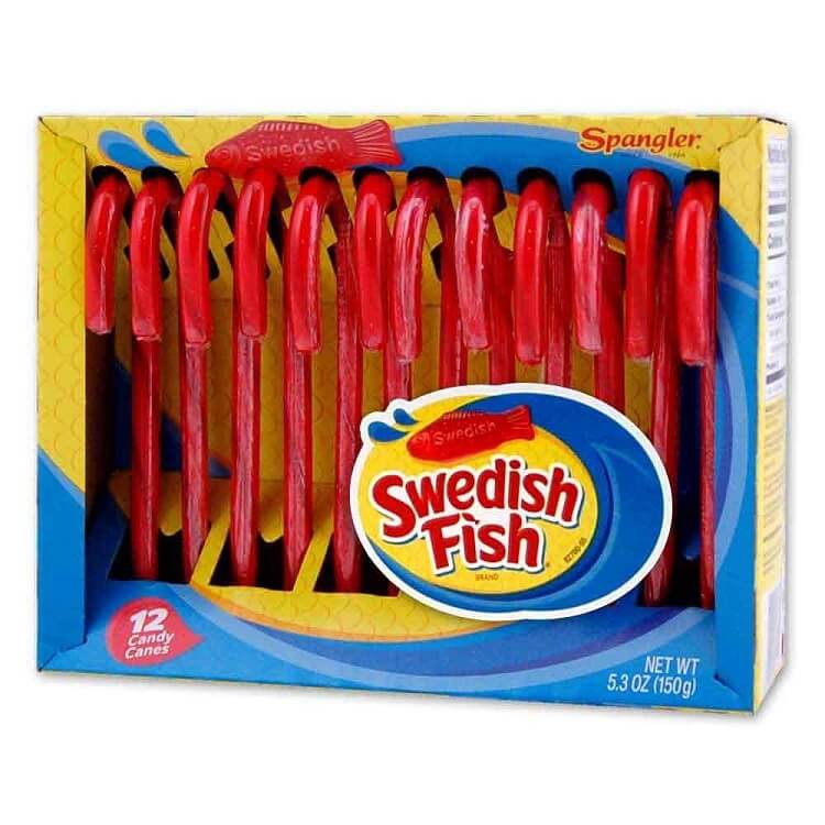 Swedish Fish Candy Canes