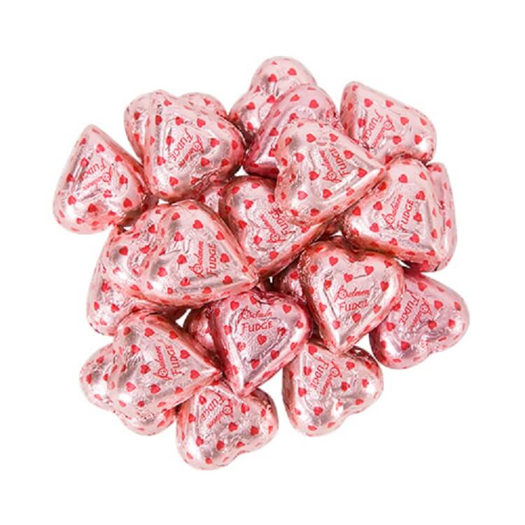 Palmer Fudge Hearts ~ 5lb bag.  