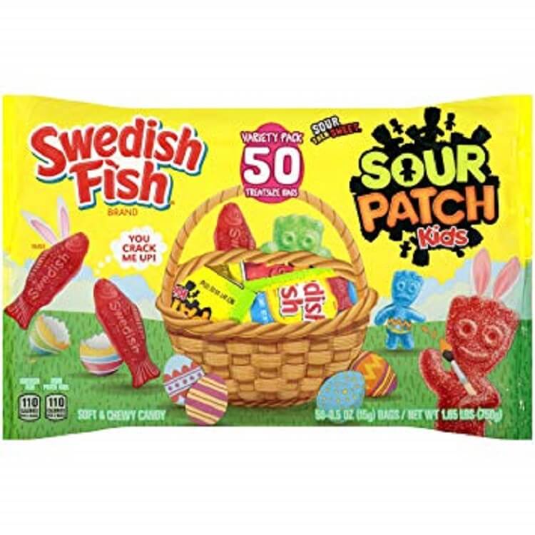 Swedish Fish and Sour Patch Kids Treat Packs~50 Count