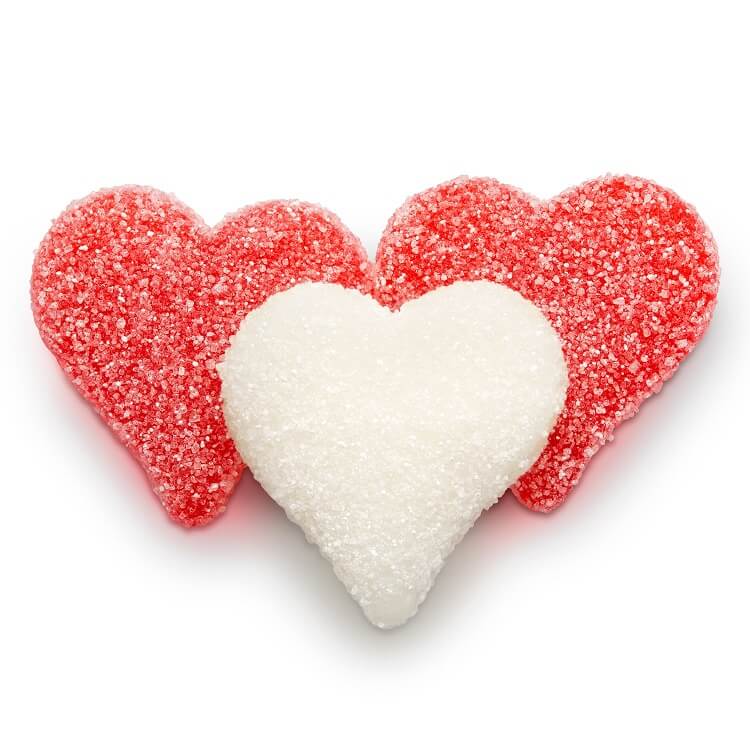 Albanese Valentine Sour Gummi Hearts ~ 5lb Bag   