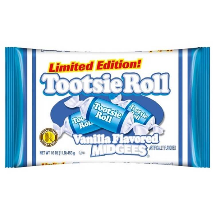 Tootsie Roll Limited Edition Vanilla Midgees