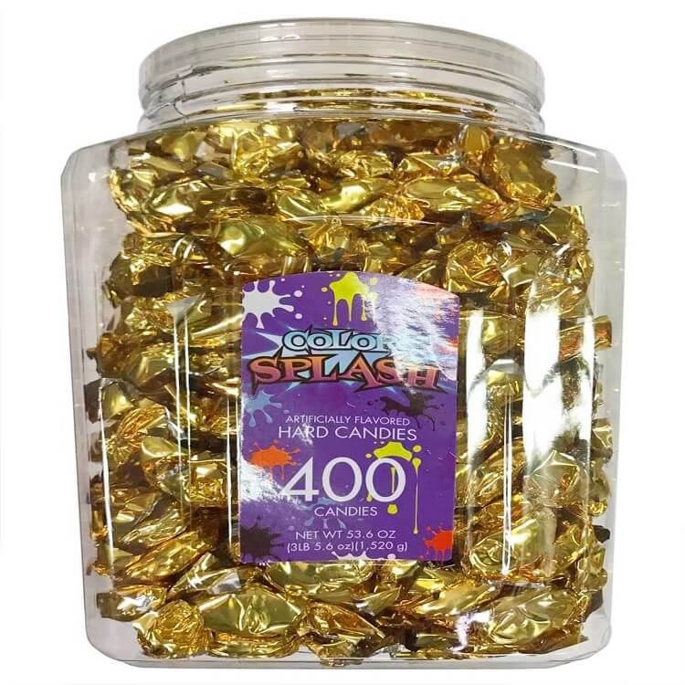 Albert's Color Splash Gold Hard Candy  