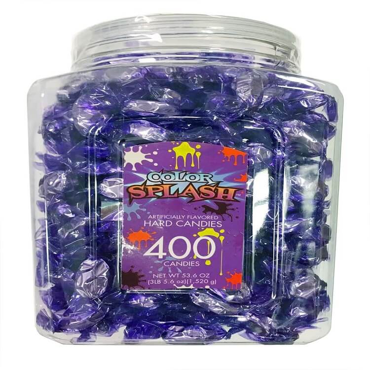 Albert's Color Splash Purple Hard Candy     