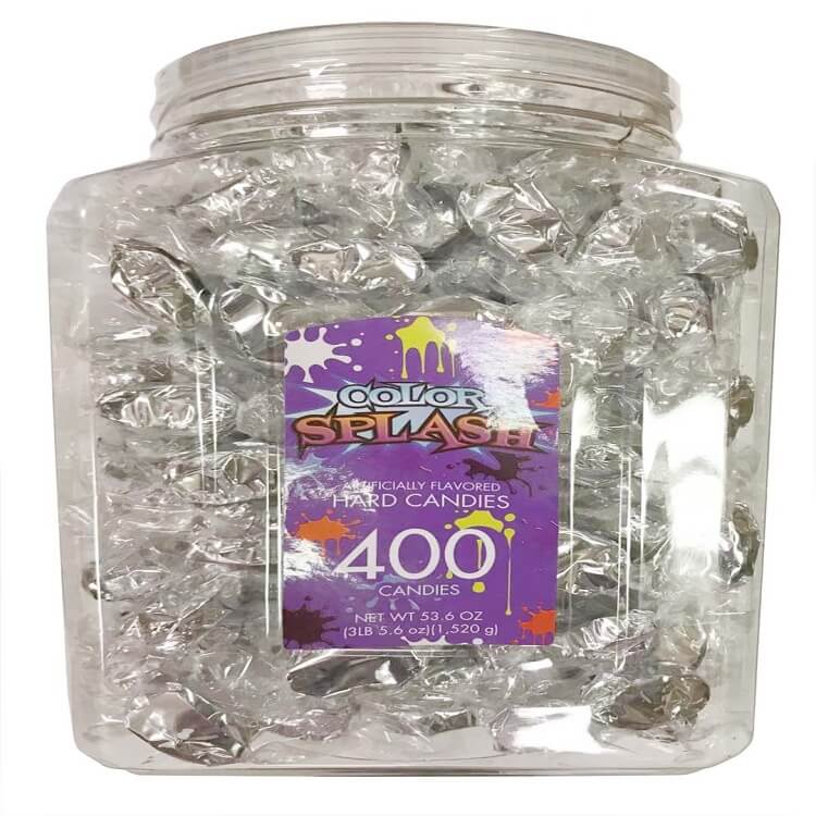 Albert's Color Splash Silver Hard Candy   