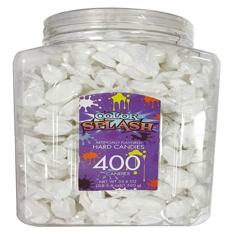 Albert's Color Splash White Hard Candy   