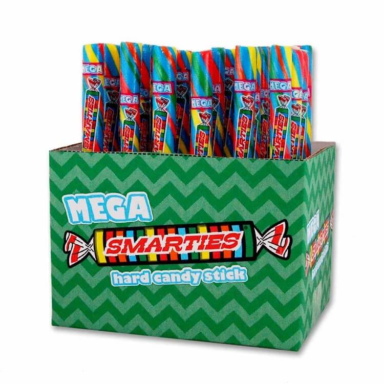 Spangler Smarties Mega Candy Sticks