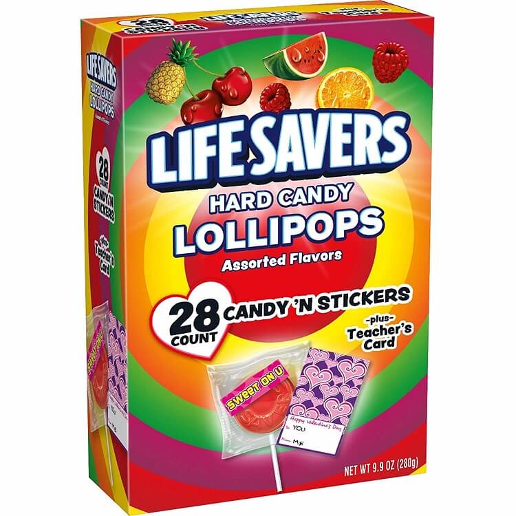 Lifesavers Candy n Stickers Lollipops