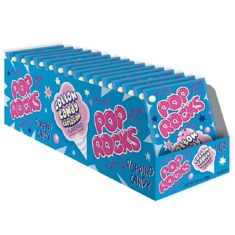 Cotton Candy Pop Rocks ~ 24 Count 
