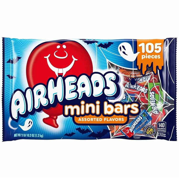 Airheads Taffy Mini Bars Assorted ~ 105 Pieces