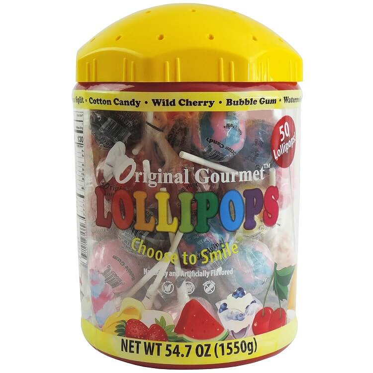 Original Gourmet Assorted Lollipops ~ 50ct  
