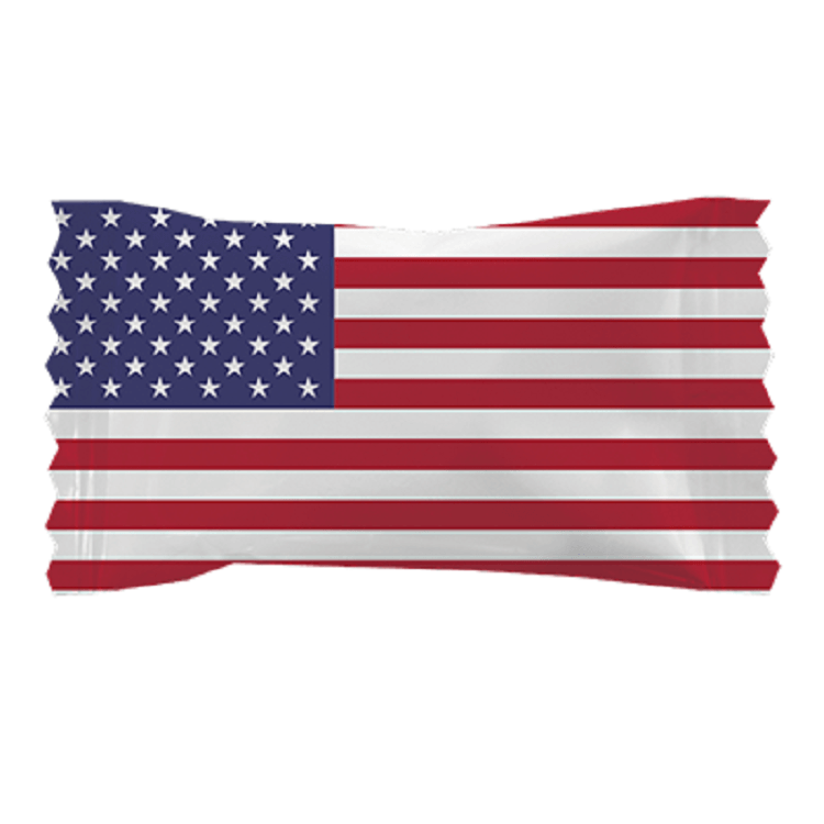 American Flag Buttermint 