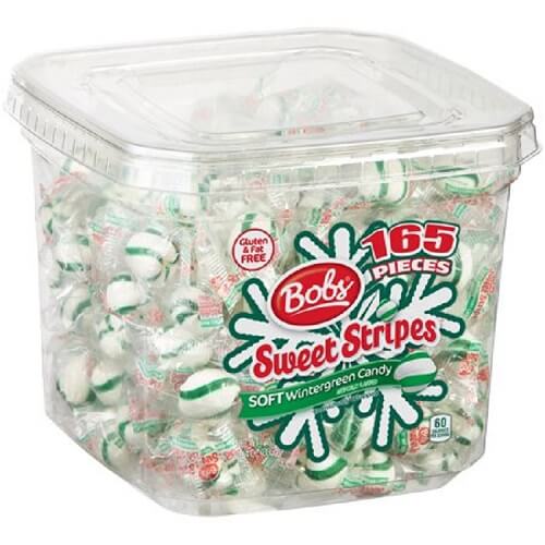 Bob's Sweet Stripes Soft Wintergreen ~ 165ct    