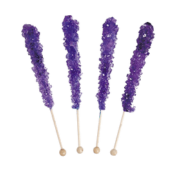 Purple Rock Candy Sticks 