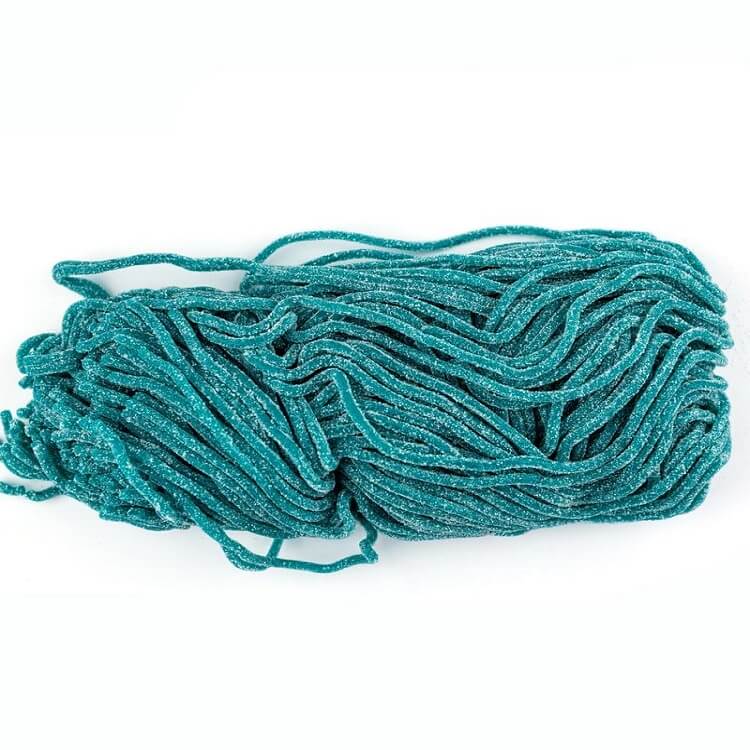 Gustaf's Sour Blue Raspberry Laces - 2lb Bag