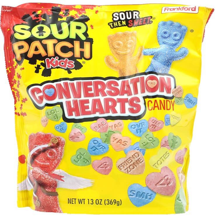 Sour Patch Kids Conversation Hearts