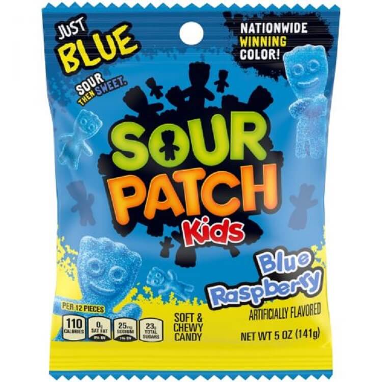 Blue Raspberry Sour Patch Kids Peg Bags