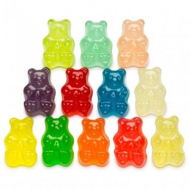 Albanese 12 Flavor Assorted Gummi Bears ~ 5lb Bag 