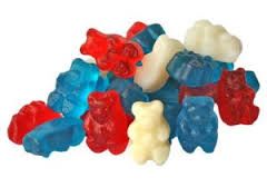 Albanese Red White Blue Freedom Gummi Bears ~ 5lb Bag 