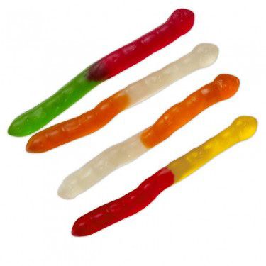 Albanese Assorted Wild Fruit Gummi Worms ~ 5lb Bag