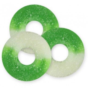 Albanese Green Apple Gummi Rings ~ 4.5lb Bag