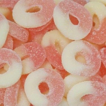 Albanese Strawberry Banana Gummi Rings ~ 4.5lb Bag