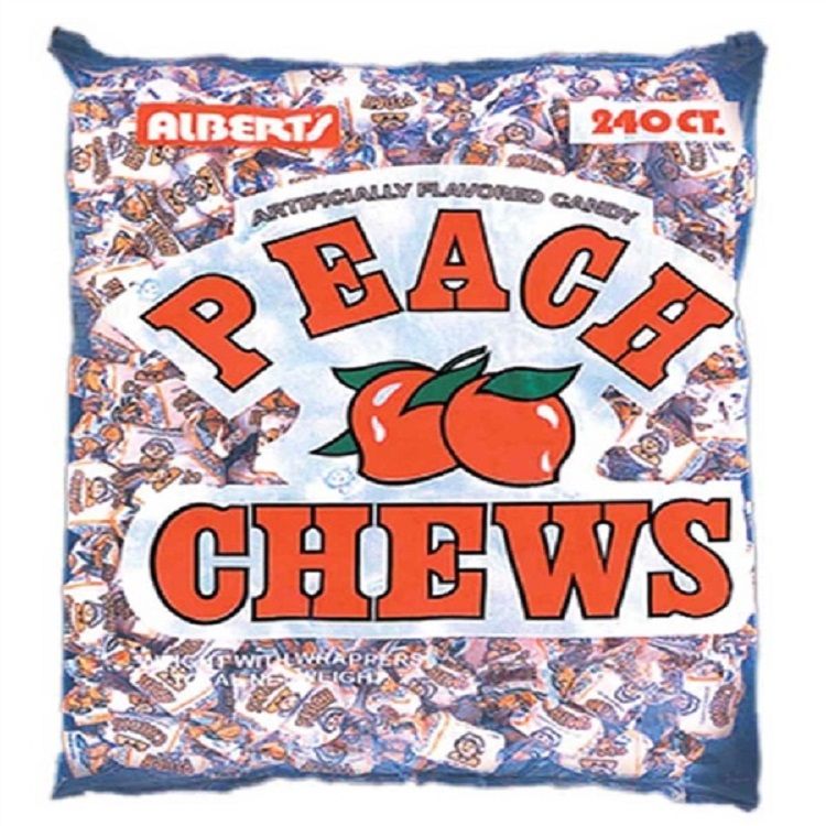 Alberts Peach Fruit Chews  