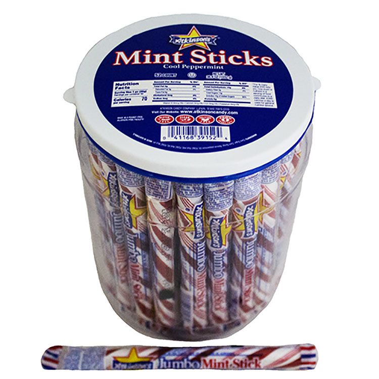Atkinson Peppermint Sticks~52 Count 