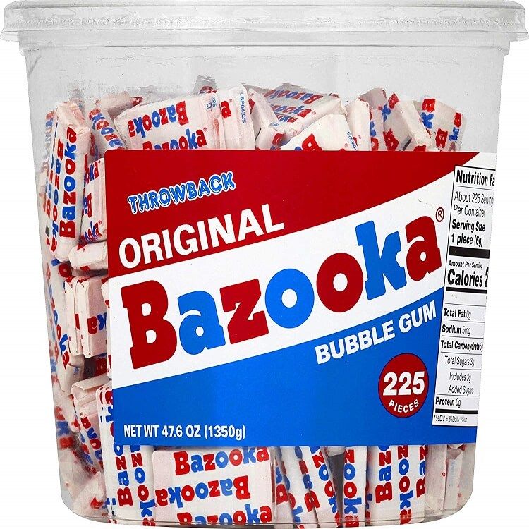 Original Bazooka Bubble Gum - 225ct.