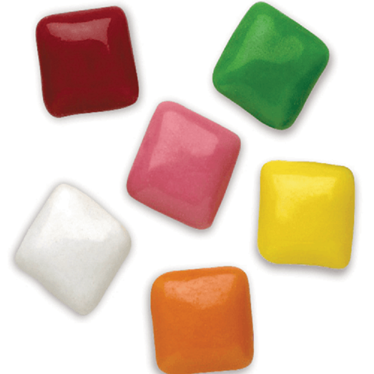 Chiclet Tab Assorted Gum ~ 3lbs