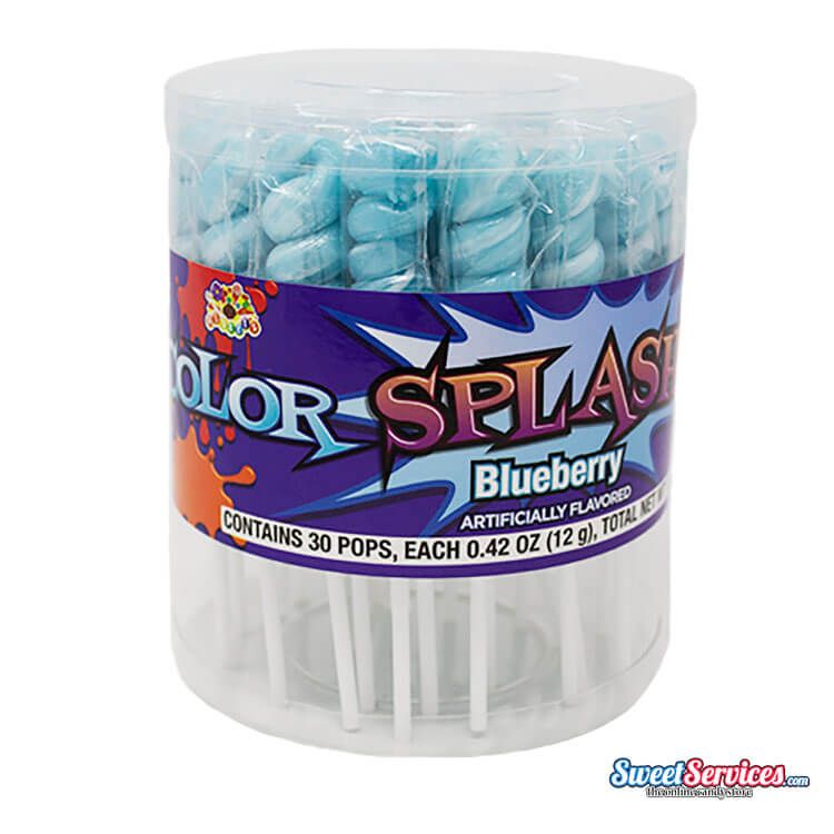 Albert's Blueberry Twist Pops ~ 30ct. 