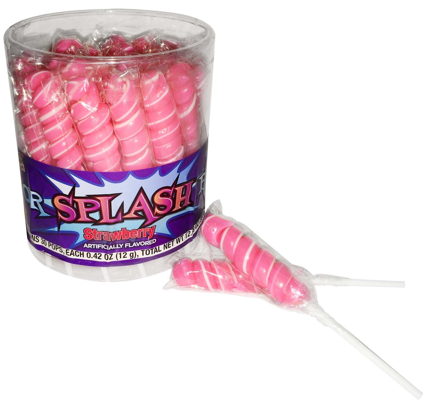 Albert's Pink Twist Pops ~ 30ct.  