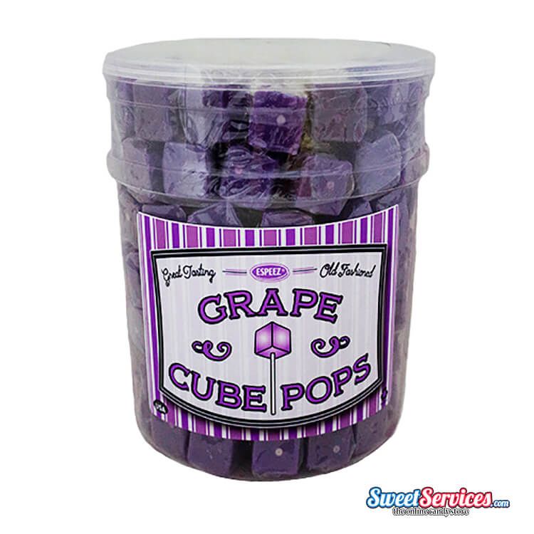 Espeez Grape Cube Pop ~ 100 Count 