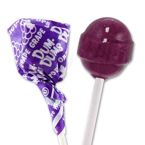 Grape Dum Dum Pops   