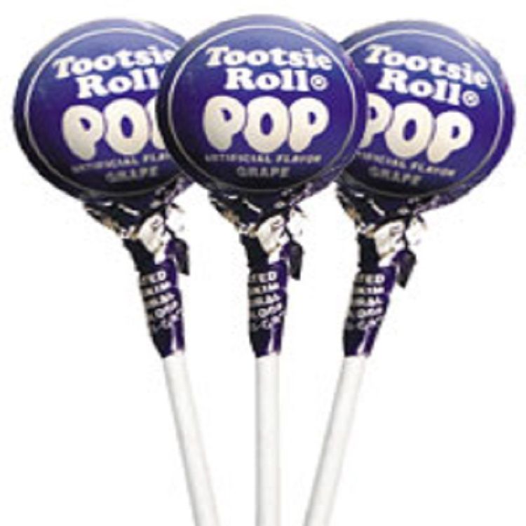 Tootsie Pops - Grape 50 Count