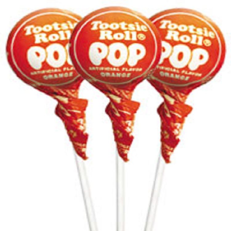Tootsie Pops - Orange 50 Count