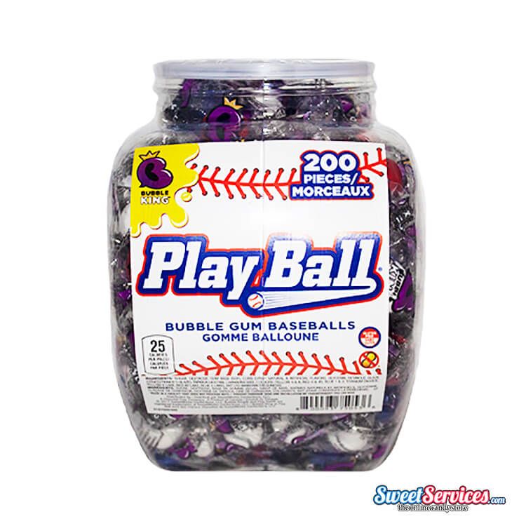 Bubble King Playball Baseball Gum~200ct