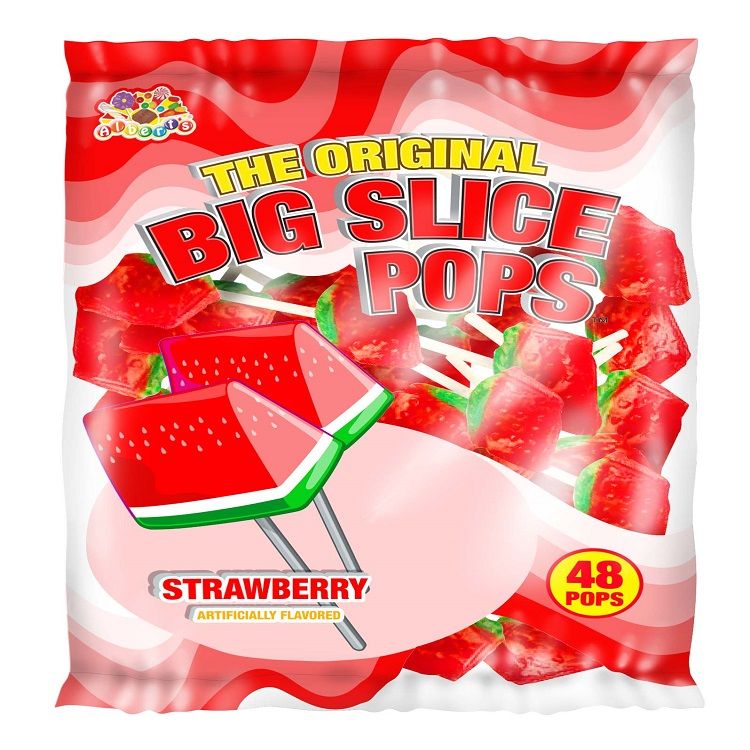 Big Slice Strawberry Pop  1~48ct. Bag