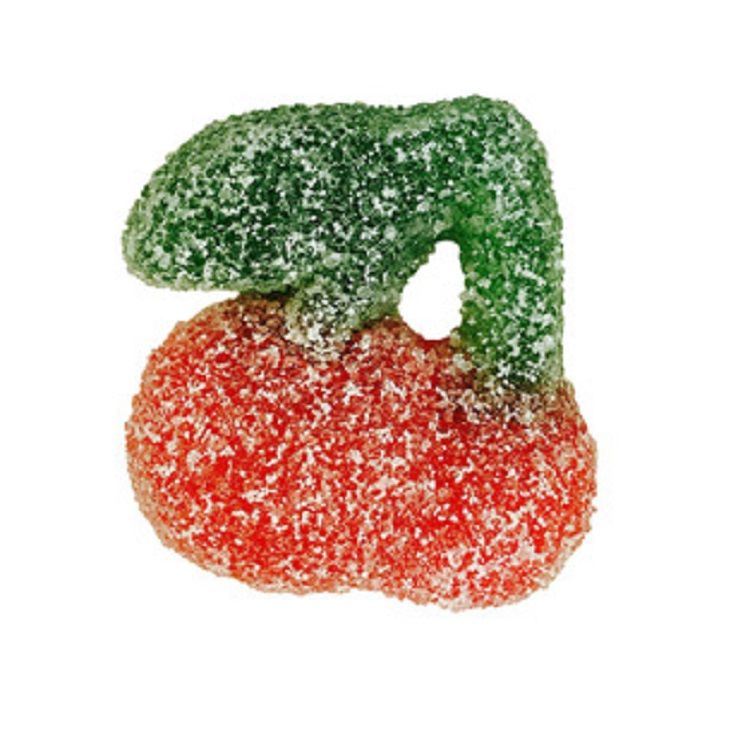 Sour Sanded Twin Cherries- 2.2lb Bag   