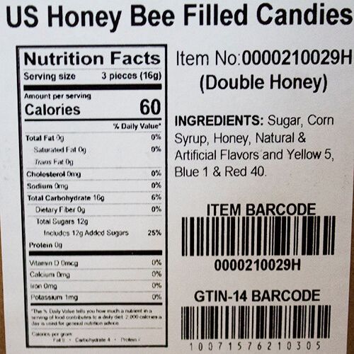 Primrose Double Honey Bee Filled Candy 