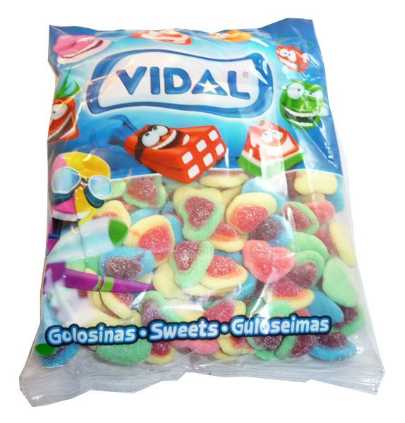 Triple Layered Gummi Hearts ~ 4.4lb Bag