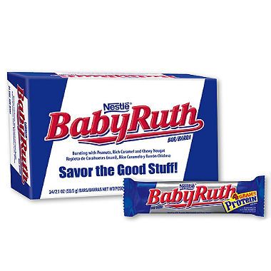 Baby Ruth Candy Bar - 24ct.    